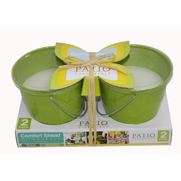 Patio Essentials Patio Essentials Citronella Bucket Candle For Mosquitoes/Other Flying Insects 10 oz 21108P-2 - main